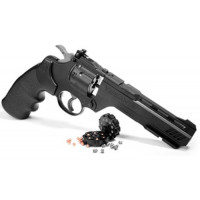 CROSMAN Vigilante, 12g co2 air pistol revolver, 6 inch barrel, fires .177 calibre 10 shot pellet, 6 shot steel 4.5mm BB