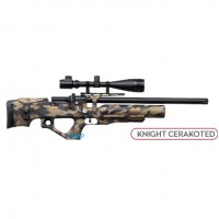 Kral Puncher Knight Tactical PCP Air Rifle BROWN CERAKOTED SYNTHETIC .22 Calibre 12 shot