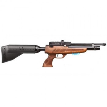Kral Puncher NP-02 PCP Air Rifle .22 calibre 12 shot NP02 and free hard case Black WALNUT STOCK